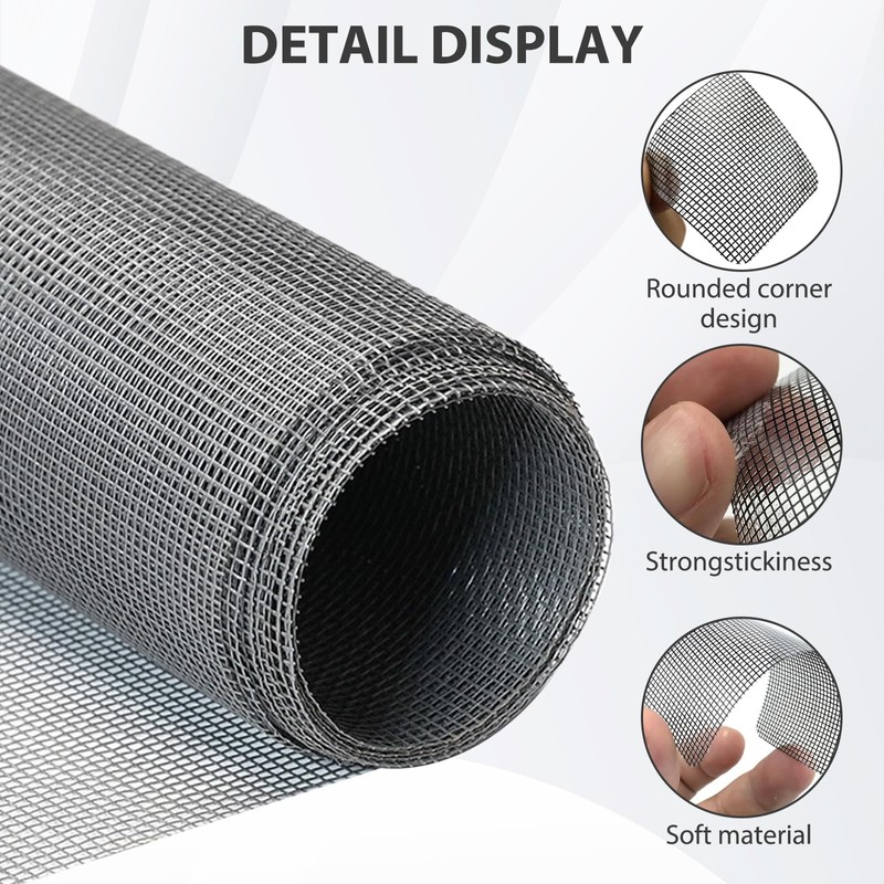 72 Pieces Fly Screen Repair Kit Fly Screen Repair Tape