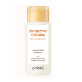 Point & Soy Enzyme Exfoliating Peeling Cleansing Powder 60g Korean K-Beauty Skincare School Military Dormitory Airport Departure / 포인트앤 소이 효소 각질 필링 클렌징 파우더 60g 한국K뷰티 스킨케어 학교 군대 기숙사 공항 출국
