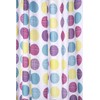 Croydex Shower Curtain, Textured Dot, 1800 x 1800mm