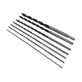 12" Extra Long Brad Point Wood Drill Bits (SAE) (7 Pack)