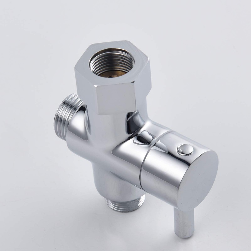 Tecmolog 3 Way Diverter Valve Brass Shut Off Valve 3/8”-12/17