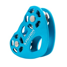 Fusion Climb Tesa Speed Aluminum Zip Line Blue Trolley Pulley,FP-8154-7-BLU