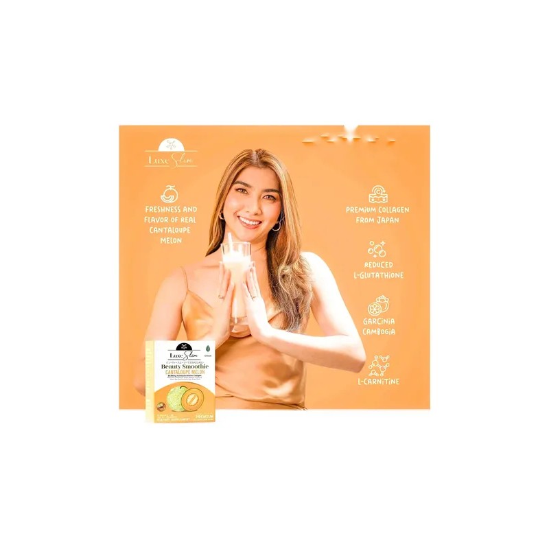 Luxe Slim Smoothie Cantaloupe - Colágeno Marino Hidrolizado
