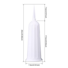 2pcs Cemetery Vase with Ground Stake and Foam Inserts, Plant Flowers Holder for Keeping Bouquets in Place, Elegant Grave Decorations for Cemetery, Grave Flower Holders (COLOR:White)