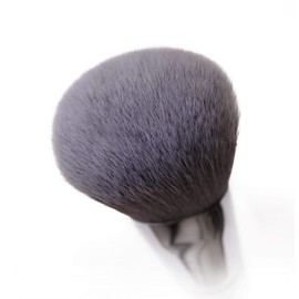 Nanshy Large Face and Body Powder Makeup Brush for cosmetic such as foundation, bronzer, blush. Vegan, soft synthetic, cruelty free brushes. White Handle