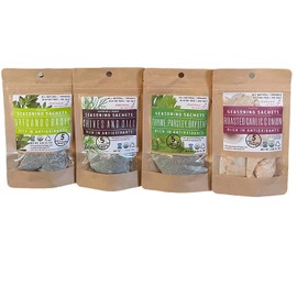 Gwennie on the GO – Seasoning Sachets | Variety Pack | Certified Organic Gluten- Free | Resealable Pouch | Seasoning Mix Packets for Soups & Sauces | 5 Biodegradable Sachets | 2oz
