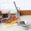 GoldNJade 304 Stainless Steel Single Ladle Holder Vertical Spoon Rest