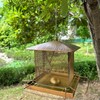 Bird Feeder for Outside, Hanging Bird Feeder,Heavy Duty Metal Squirrel