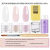 Saviland Kit De Uñas Acrilicas Completo, Extensión De Uñas