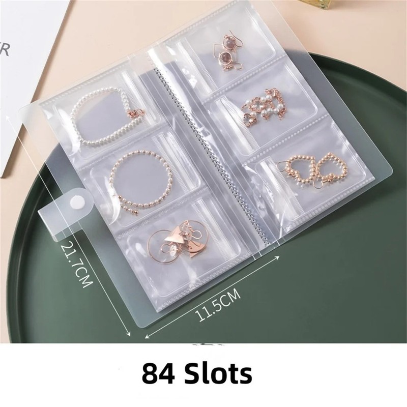 Vellure Travel Jewelry Organizer – Clear Pockets for Tangle-Free Storage,