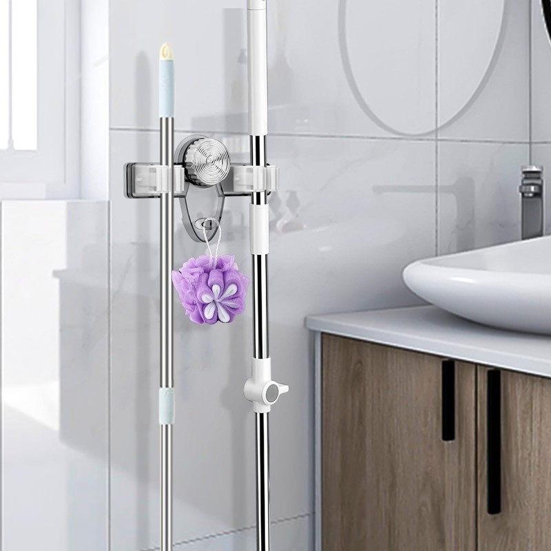 LELE LIFE 2 Pack Broom Holder Mop Hanger - Strong