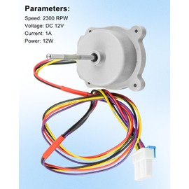 Refrigerator Evaporator Fan Motor Fit for LG Fridge, 12W Freezer Cooling Fan Motor Replace EAU65058318 ODM-056F-18, DC12V 1A