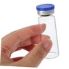 PACKOVE 20Pcs Glass Vials with Caps Durable Storage Bottles for