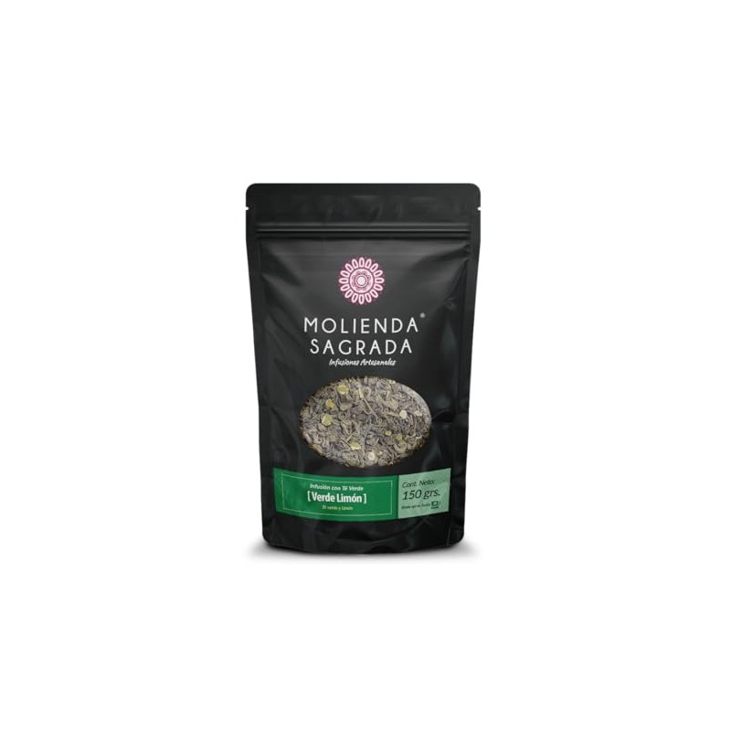 Molienda Sagrada, Té Verde Limón, Infusión de Té Verde con