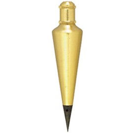 Johnson Level & Tool 124 Plumb Bob, 24 oz., Brass Finish, 1 Pack