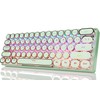 EWEADN G61 Typewriter Keyboard Wireless Mechanical Keyboard, 60% Mini Typewriter