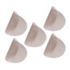 5Pcs High Temperature Resistant Barbecue Round Mat Reusable Non Stick