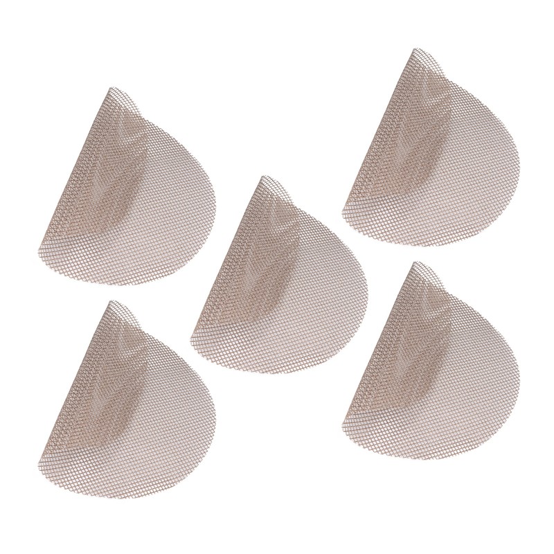5Pcs High Temperature Resistant Barbecue Round Mat Reusable Non Stick