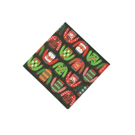 Fun Express - Ugly Sweater Bev Napkins (16pc) for Christmas - Party Supplies - Print Tableware - Print Napkins - Christmas - 16 Pieces