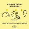 Beter - Esponja de limpieza facial de fibra vegetal Konjac
