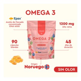 Vitatú | Omega 3 De Salmón Noruego Sin Sabor