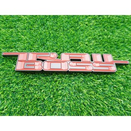 1x 2019-2024 Trail Boss Emblem 3D Badge Side TrailBoss Nameplate Decal Letter Logo Replacement for Trail Boss (Red)