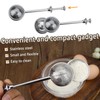 Powder Sugar Shaker Sifter Duster Baker's Dusting Wand Dispenser for