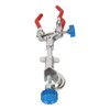 3 Prong Lab Clamp with Rubber Coating Pressure Adjustment 3