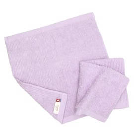 Imabari Towel, Reverse Towel, Hand Towel, 2 Pieces, Lavender, Made in Japan