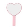 HugeDE Heart Shaped Mirrors Hand Cosmetic Mirrors Handheld Makeup Mirrors