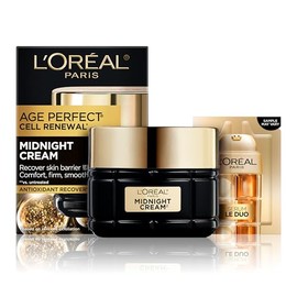 LOreal Paris Age Perfect Crema de medianoche antienvejecimiento, antioxidantes y vitamina E para suavizar las arrugas y reafirmar la piel 1.7 oz...   