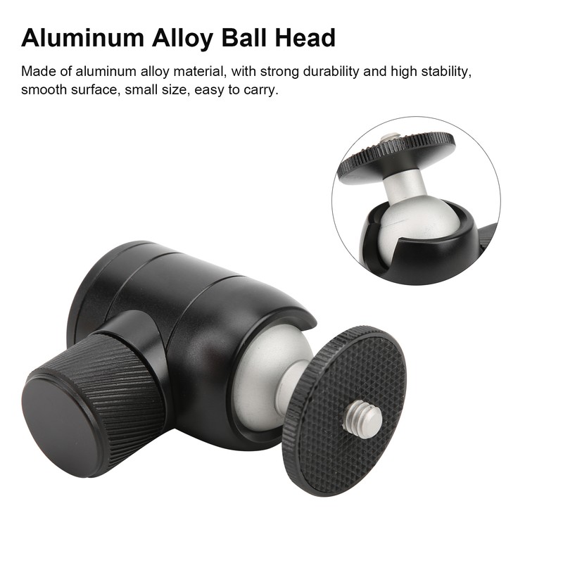 VT‑30 Aluminum Alloy Mini Ball Head Tripod SLR Camera Accessories