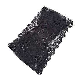 Lace Headbands for Women, Hair Accessories,Mantillas Headband for Womens (Black, One Size)