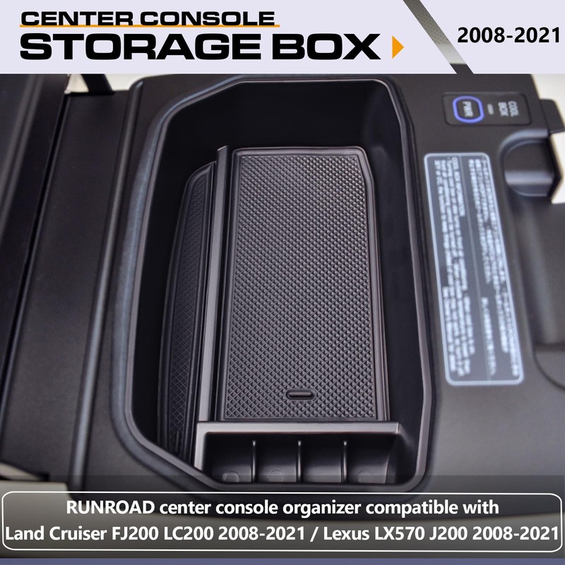 Console Tray For 2008-2021 Toyota Land Cruiser FJ200 LC200,Lexus LX570