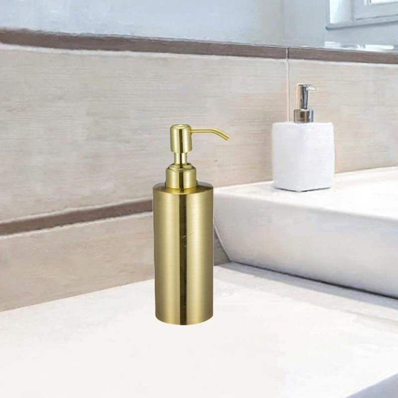 Fenteer 260ml Gold Soap Dispenser Hand Soap Dispenser for Kitchen