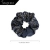 SXQLYH Hair Bobbles Satin Elastics with Crystal Stones, Satin Hair