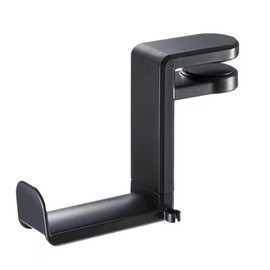 Norhogo Gaming-Headset-Ständer unter dem Schreibtisch mit 360° drehbarem Befestigungshaken und integriertem Kabelclip, Schwarz