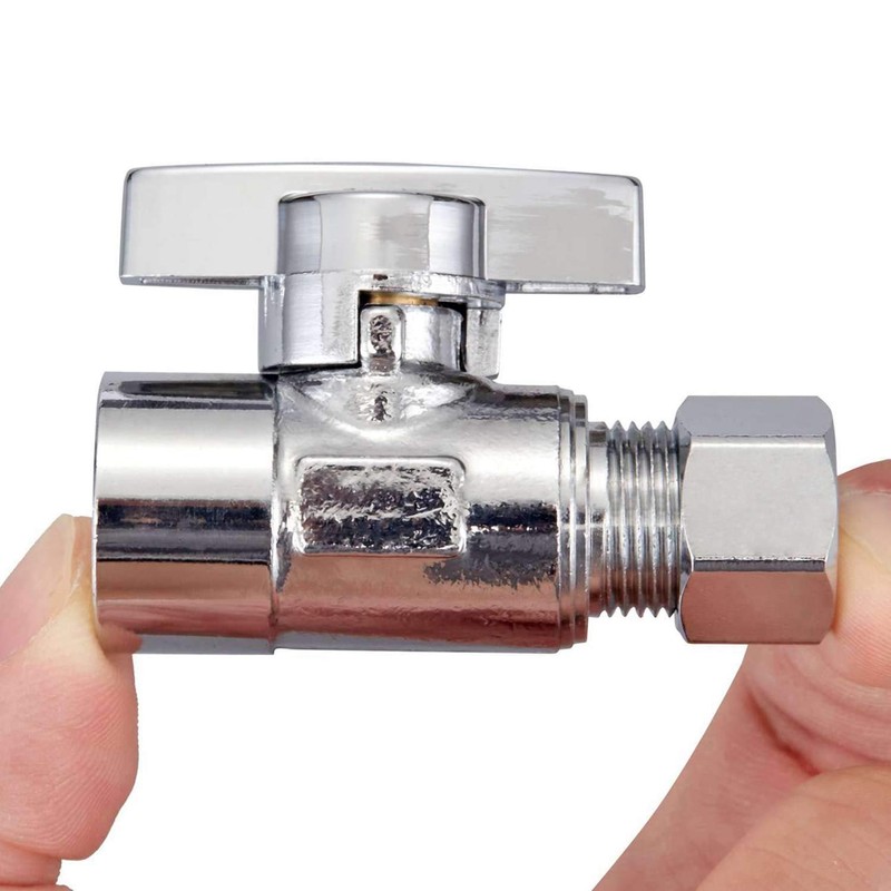 Minimprover 2 Pack Premium Brass Chrome plated 3/8" FIP Female