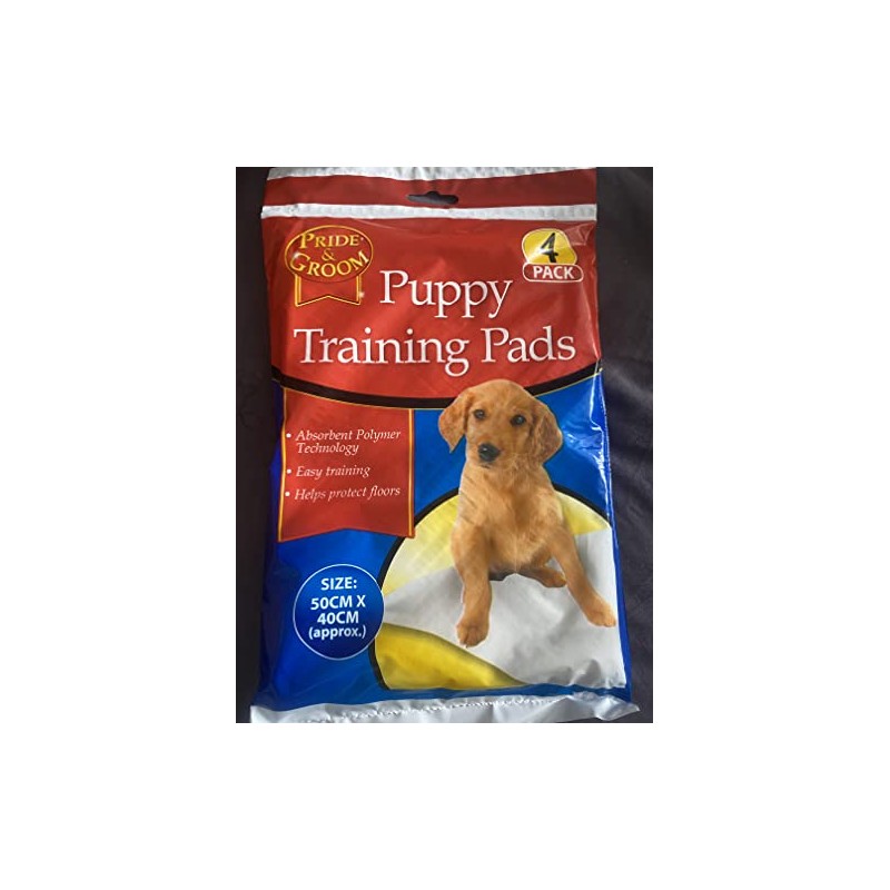 4 x Pride & Groom 4 Piece Puppy Training Pad