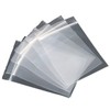 B-Creative 20x Clear Airport Security Plastic Grip Seal Bags for