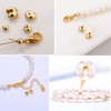 100pcs Crimp Beads for Jewelry Making - 18K Gold Crimp