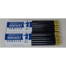 BRAND NEW 24 Vintage Blue Type A No 1 Pencils Commonwealth Of Kentucky Contract