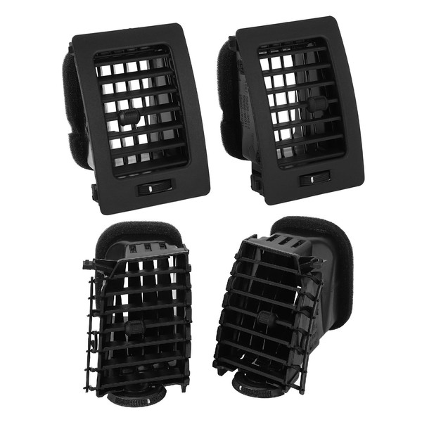 Center Dash AC Outlet Air Vent Panel, 4pcs Front AC