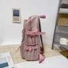Kawaii Backpack Large Capacity Cute Bear Accessories Backpack for School