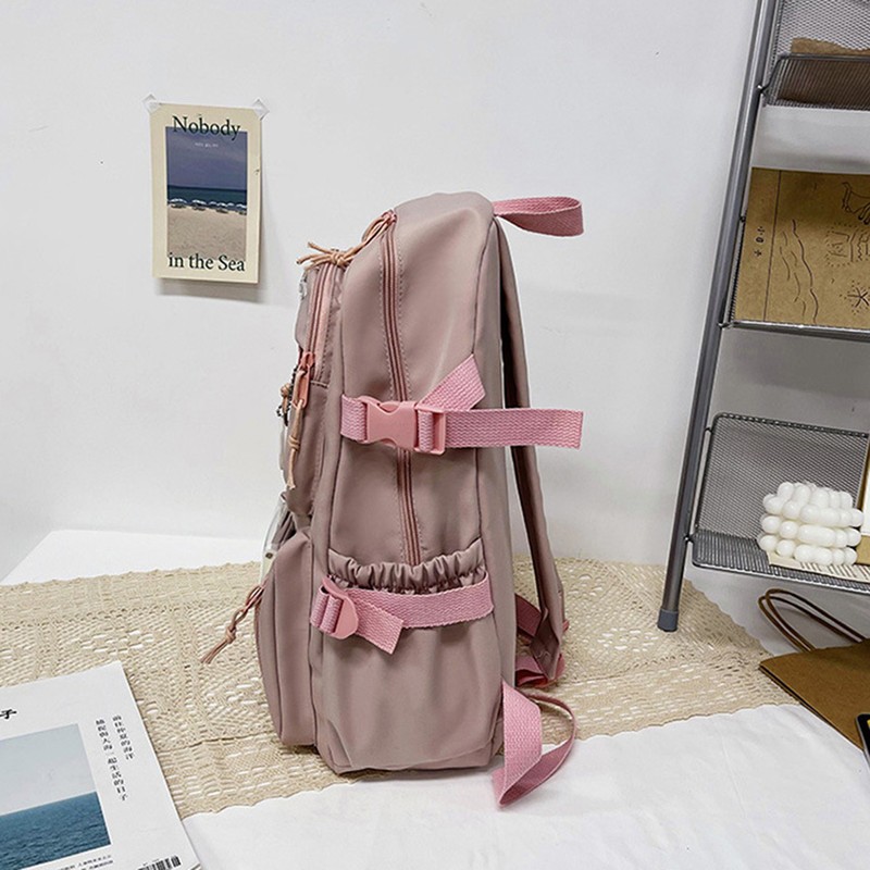 Kawaii Backpack Large Capacity Cute Bear Accessories Backpack for School