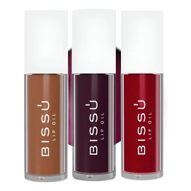 Kit 3 Tonos Lip Oil 4 G Varios Tonos Bissú Brillante