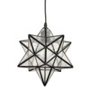 DANSEER Seeded Glass Shade Industrial Moravian Star Light Pendant Lighting