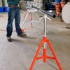RIDGID 56662 Model VJ-99 V Head High Pipe Stand, 12-inch