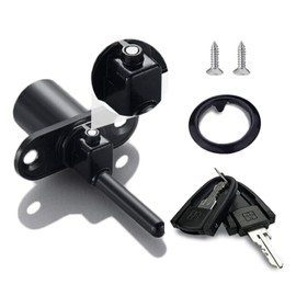 XIEHE 288 Drawer Locks with Keys, Zinc Alloy Office Furniture Drawer Lock, File Cabinet Locks Replacement for Wardrobe Furniture Locker Showcase One Pack 16mm (Black)