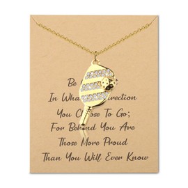 LQRI Pickleball Team Gift Women's Pickleball Racket Necklace Sports Lover Gift Team Coach Merchandise Inspirational Gifts (golden)